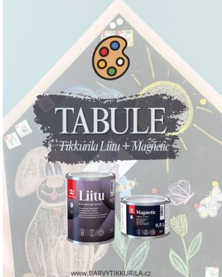 🖤 Tabule na stěně? Žádný problém! 🖤 S kombinací TIKKURILA Magnetic a TIKKURILA Liitu si doma snadno vytvoříte magnetickou...