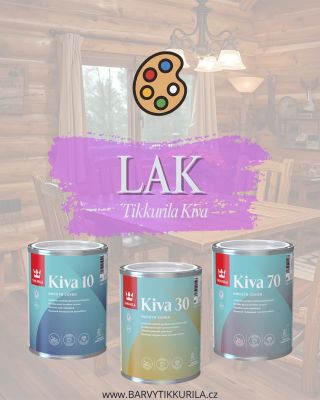 🌿 TIKKURILA Kiva – dokonalý lak pro dřevěné povrchy! Univerzální vodou ředitelný lak TIKKURILA Kiva chrání dřevo a zároveň...